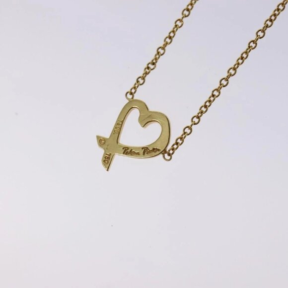 TIFFANY&Co. Loving heart Necklace 18K gold 750 Gold Auth 128893M - Picture 13 of 14